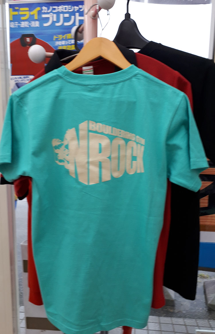 ボルダリングジムオリジナルTシャツ2